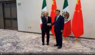 Los presidentes de México y China.