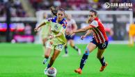 Chivas y América se enfrentaron en el Estadio AKRON en la ida de semifinales de la Liga MX Femenil.