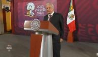 Andrés Manuel López Obrador este lunes 27 de noviembre del 2023.