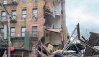 Se derrumba parte de un edificio en El Bronx, Nueva York