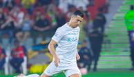 Cristiano Ronaldo en un partido del Al-Nassr