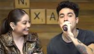 Karol Sevilla y Mario Bautista se ponen muy románticos en VIVO mientras cantan (VIDEO)