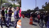 Gente se renta por 50 pesos para formarse en el Foro Mazda para ver a Maluma y BSB en la Feria de León