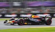 El Red Bull de Checo Pérez en la clasificación del Gran Premio de Australia de F1.