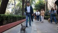 Martí Batres encabeza paseo en conmemoración por leyes en favor a respeto a derechos animales.