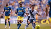 Una acción del Puebla vs América, de la Jornada 17 del Clausura 2024 de la Liga MX