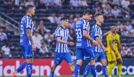 Jugadores de Monterrey tras la eliminación en Concachampions ante Columbus Crew