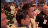 Ryan García y Cristiano Ronaldo se conocieron en una función de box.