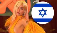 Critican a Karol G por mencionar la aparición de una bandera de Israel.