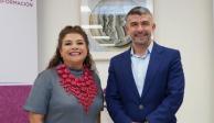 El alcalde Mauricio Tabe sostuvo una reunión con Clara Brugada, jefa de gobierno electa.