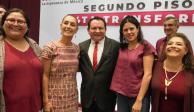 Joaquín Díaz Mena, gobernador electo de Yucatán, junto a la Presidenta electa, Claudia Sheinbaum.