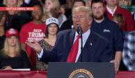 Trump niega crimen y confía en que impeachment no pasará (VIDEO)