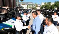 Entrega gobernador de Tamaulipas 50 patrullas para fortalecer vigilancia