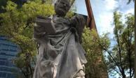 Restituye CDMX escultura de Rafael Lucio Nájera en Reforma
