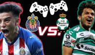 Chivas y Santos se midieron en la Fecha 15 de la eLiga MX.