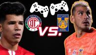 Toluca y Tigres se vieron las caras en la Fecha 15 de la eLiga MX