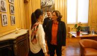 Sheinbaum firmó una Declaración de Intenciones con la alcaldesa de Barcelona