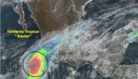 Tormenta tropical Xavier se fortalece en costas de Colima y Jalisco