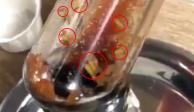 VIDEO: Cliente encuentra cientos de gusanos en catsup de McDonalds