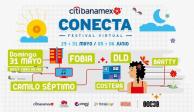 Cartel del&nbsp;Festival Virtual Conecta