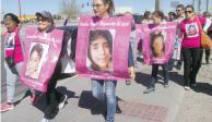 Protesta por feminicidios en estados de la República