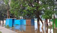 Lluvia deja encharcamientos en municipio oaxaqueño