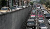 Una imagen cotidiana de la Ciudad de México, donde a diario circulan miles de automóviles