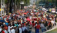 Marcha en meses pasados en calles de la Ciudad de México.