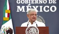 El presidente Andrés Manuel López Obrador, en su conferencia matutina.