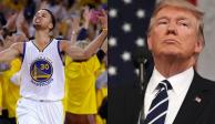 La estrella de los Warriors le mandó un mensaje a Trump.