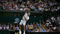 El suizo, en un partido de Wimbledon el año pasado.