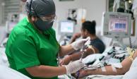 Donantes de plasma en el IMSS, el 7 de junio de 2020.