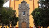 Fachada de la Parroquia de San Andrés Cholula.