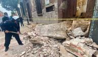 Varias bardas se derrumbaron en Oaxaca por el temblor