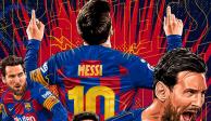 El club celebró a Messi en redes sociales.