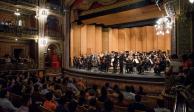 La Orquesta Sinfónica del Estado de Guanajuato, durante su presentación el en FIC, el año pasado.