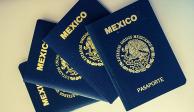 Pasaportes mexicanos.