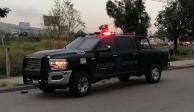 Elementos de la Policía de Jalisco realizan recorridos de vigilancia.