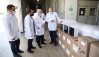 El gobierno del Yucatán sigue entregando equipos de alta tecnología y materiales de protección para el personal médico a hospitales federales, el 7 de agosto de 2020.