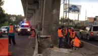 Personal rehabilita infraestructura dañada en Puebla.