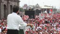 Enrique Peña Nieto en un evento de campaña en junio de 2012 en el Estado de México.