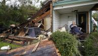 Una casa destruida tras el paso del huracán Laura en Louisana, el 27 de agosto de 2020.