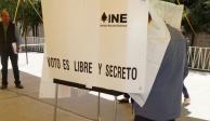 Casilla del voto del INE.