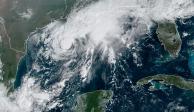 Imagen satelital de la tormenta tropical Beta.
