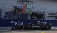 El monoplaza del finlandés Valtteri Bottas el pasado 27 de septiembre en el Gran Premio de Rusia.
