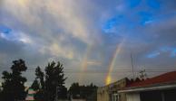Doble arcoíris en Puebla