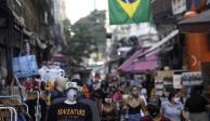 Se reunieron este domingo en la principal vía comercial de Sao Paulo para protestar por el apoyo del gobernador estatal.