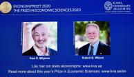 Paul R. Milgrom y Robert B. Wilson, ganadores del&nbsp;Premio Nobel de Economía 2020