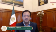 El subsecretario de Hacienda y Crédito Público, Gabriel Yorio González, en videoconferencia.