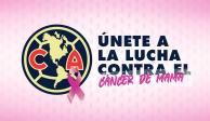 En el Día de la Lucha contra el Cáncer de Mama, el Club América publicó su apoyo.